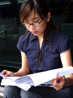 Girl reading